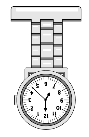 Uniformes - reloj de enfermera