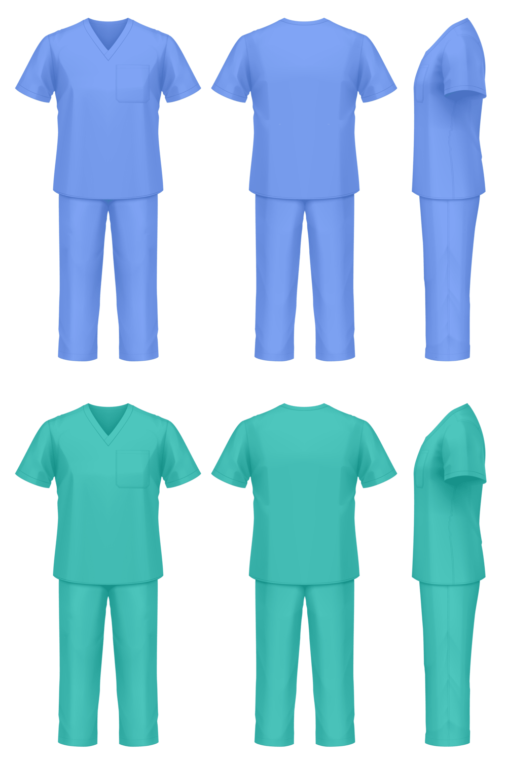 Uniformes - scrub de enfermería